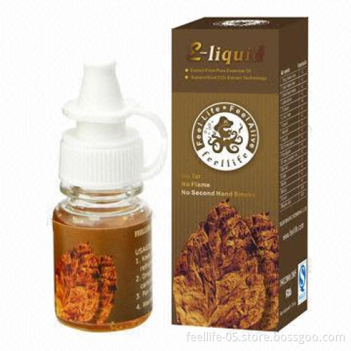 10mL Tobacco E-liquid/E-juice with Variety Flavor Buckle Bottle Refill, OEM/ODM Orders Welcomed